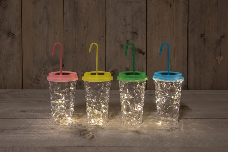 SOLAR BEKER 9X24CM 4 ASSORTIE