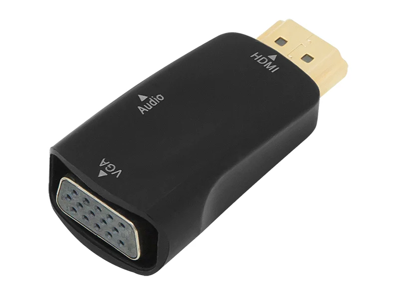 HDMI - VGA adapter + 3,5mm aansluiting