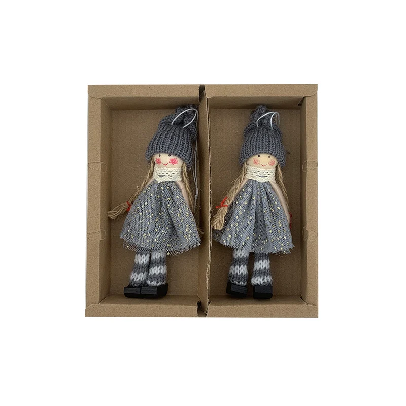 Hanger Girl in Box 2pcs 13x3x13cm Grey
