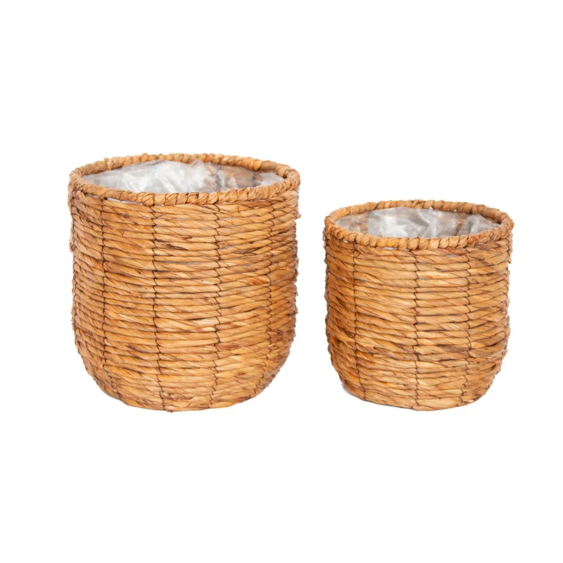 S/2 Pot Hamilton Grass D25 H19cm Light Brown