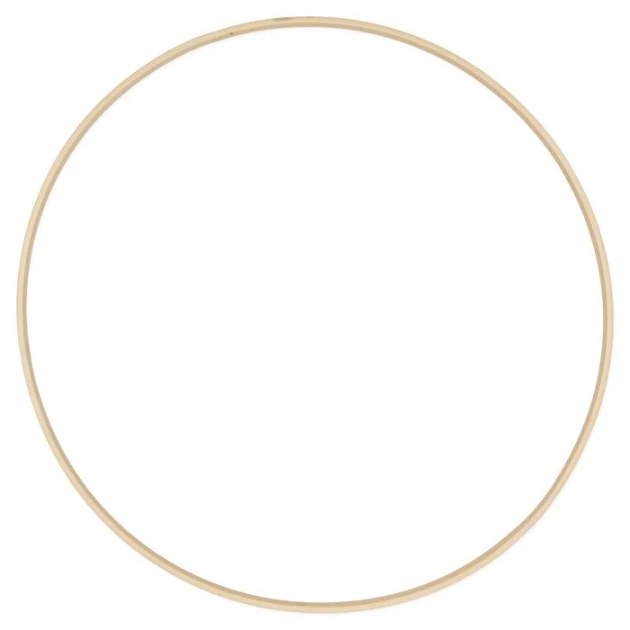 Bamboe Ring Ø ca. 40 cm 4 stuks natural