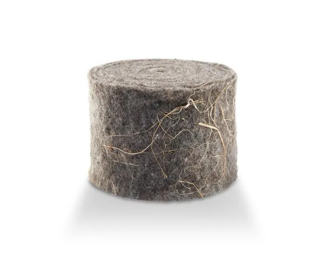 Wool felt ''RAW'' 15cm Grijs 5MTR