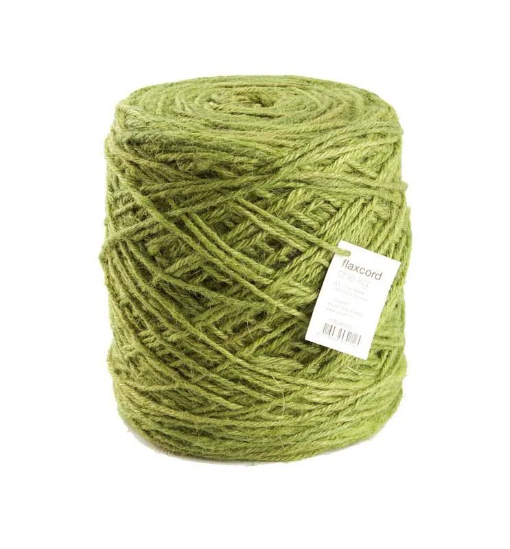 Touw Flaxcord 3,5mmx470mtr olijfgroen 1kg/rol
