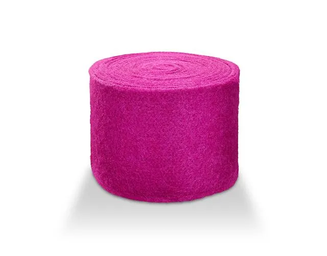Wool felt vilt unicolor 7,5 cm Fuchsia 5MTR