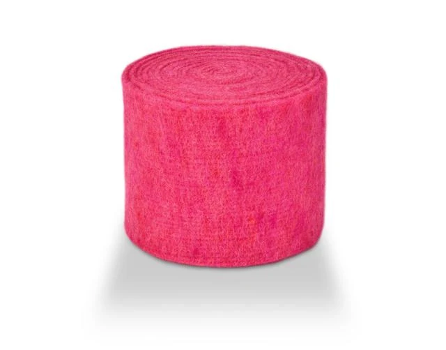 Wool felt vilt unicolor 15 cm Roze 5MTR