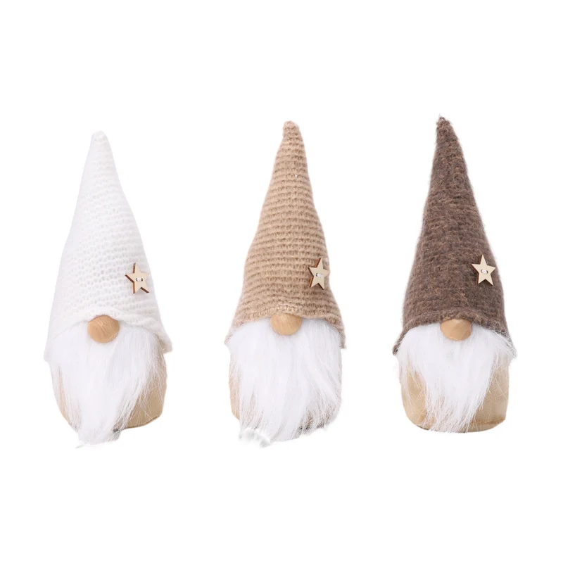Santa 3 assorted D8 H22cm Multicolour