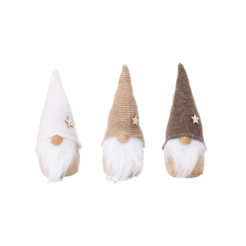 Santa 3 assorted D5 H16cm Multicolour