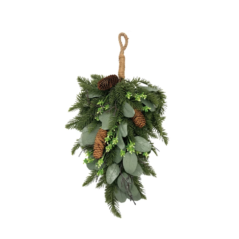 Hanger Green Leaves 55x24x9cm Green