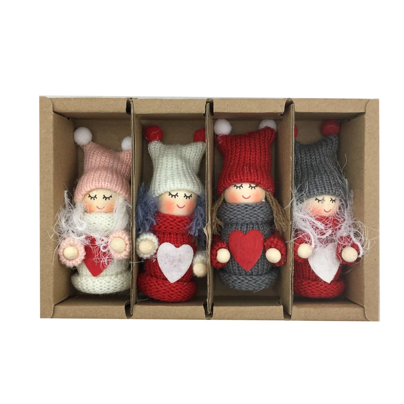 Hangers Girl in Box 10cm 4pcs Assorted 17x11x4cm