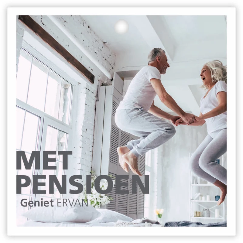 Pakje a 12 kadokaartjes Basics Met pensioen