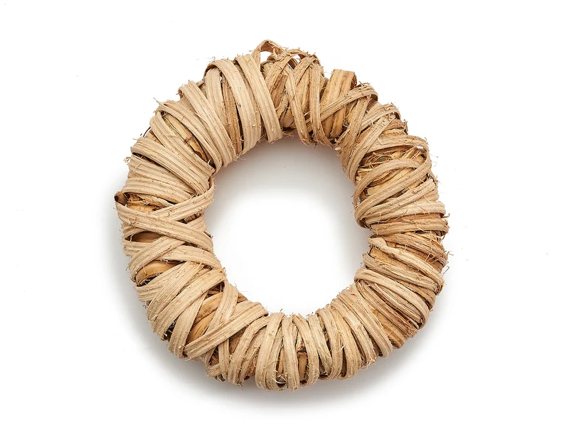Peeled wreath 25x6cm natural