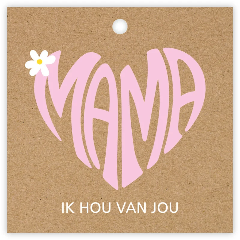 Pakje a 12 Kadokaartjes 'Mama ik hou van jou'
