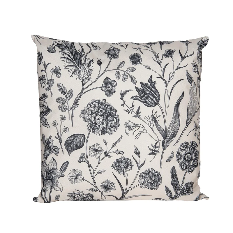 BUITENKUSSEN VINTAGE BLOEMEN 45X45CM