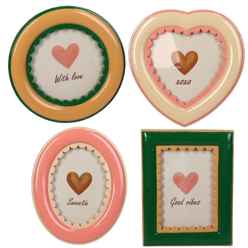 Photo Frame Polyresin Multi 4 assortie 6x9cm