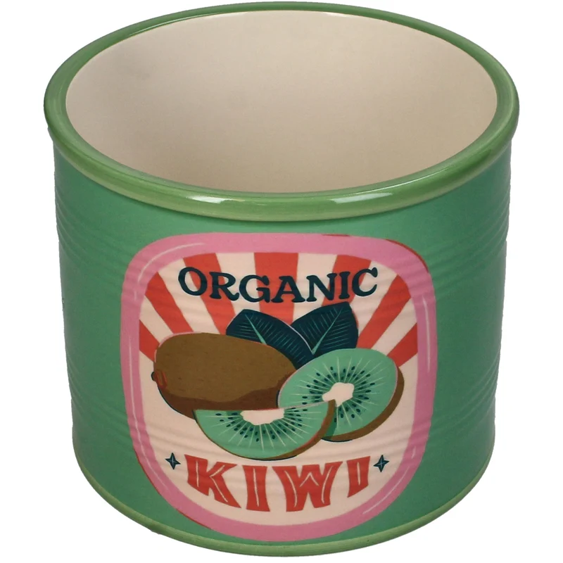 Planter Kiwi Dolomite Green 13.8x13.8x11.8cm