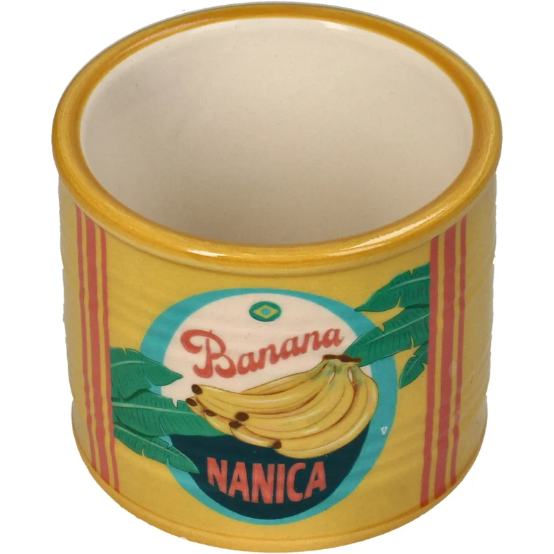 Planter Banana Dolomite Yellow 7.3x7.3x6.3cm