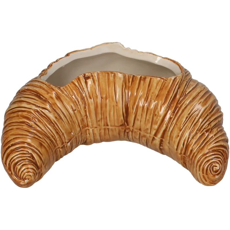 Planter Croissant Dolomite Brown 16.3x12.7x6.5cm