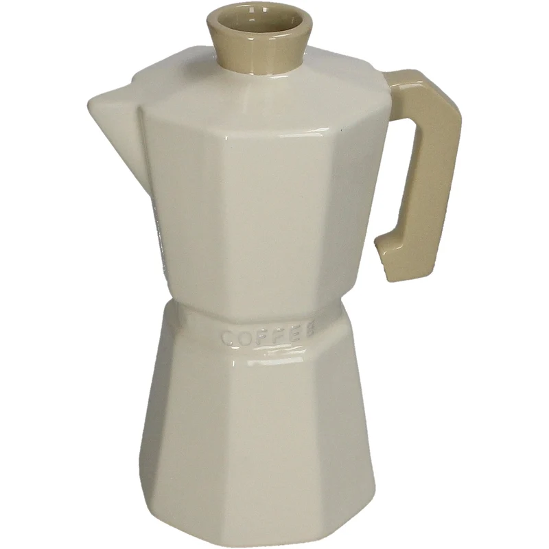 Vase Percolator Fine Earthenware Ivory 17.5.x11.5x25cm