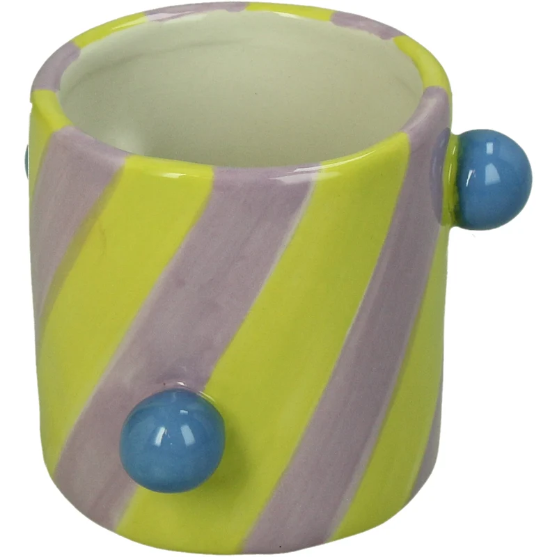 Planter Stoneware Multi 10.2x10x8cm