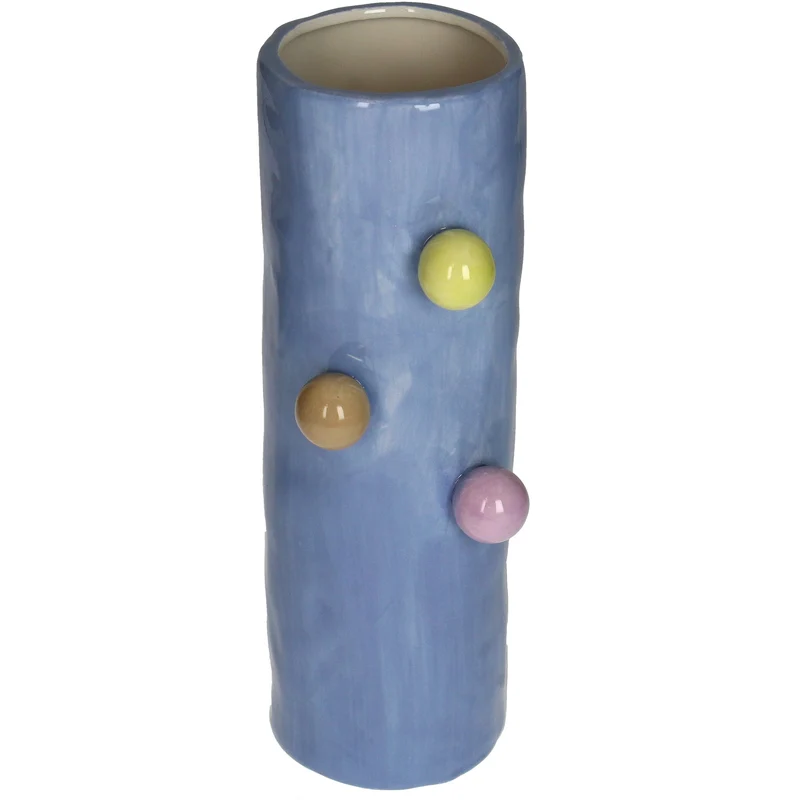 Vase Stoneware Multi 10x8,1x25cm