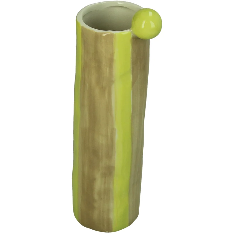 Vase Stoneware Multi 7x6x22cm