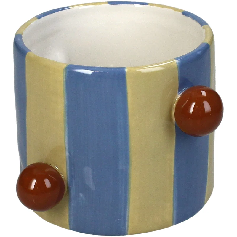 Planter Stoneware Multi 14.5x14x9.5cm