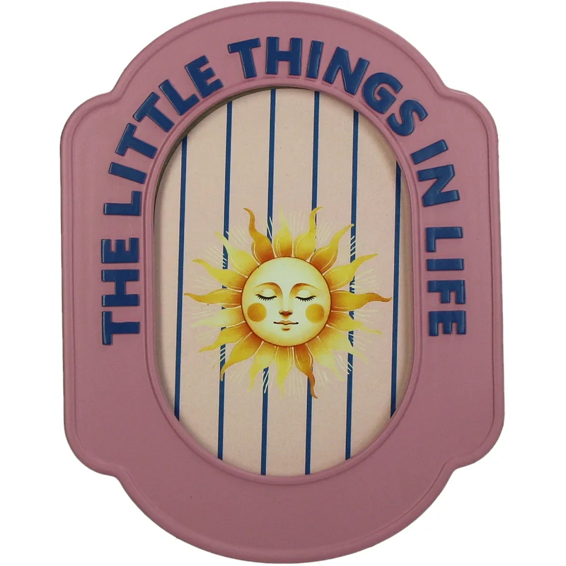 Photo Frame Little Things Polyresin Lilac 10x15cm