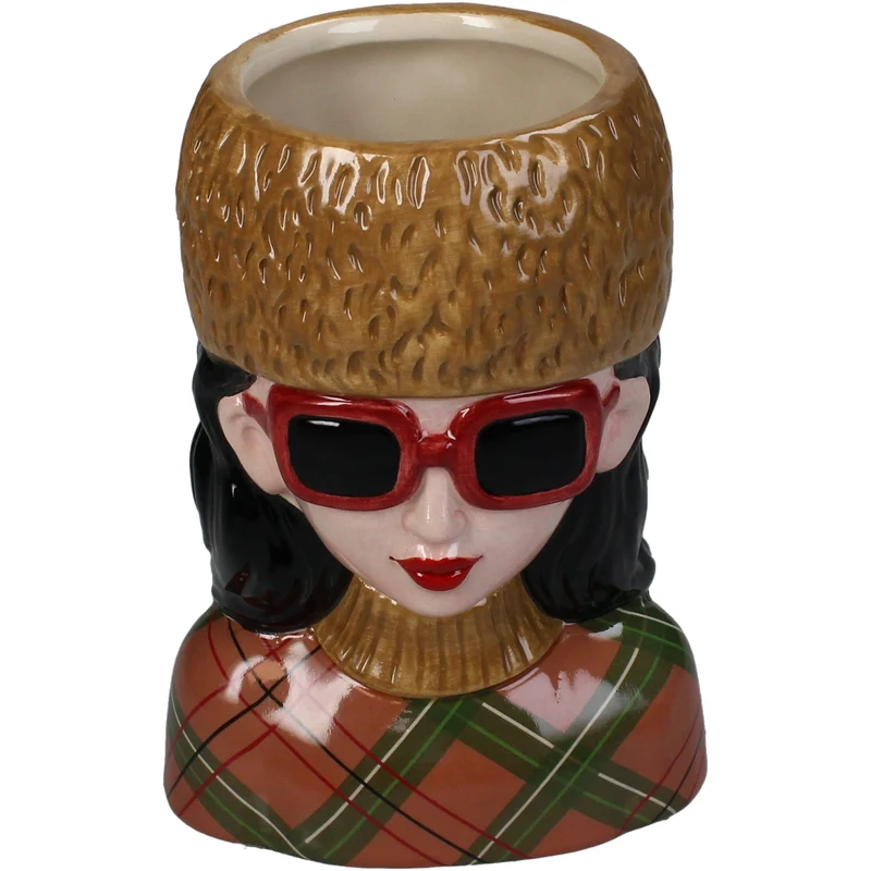 Vase Fashion Lady Dolomite Multi 11x9.5x16.5cm