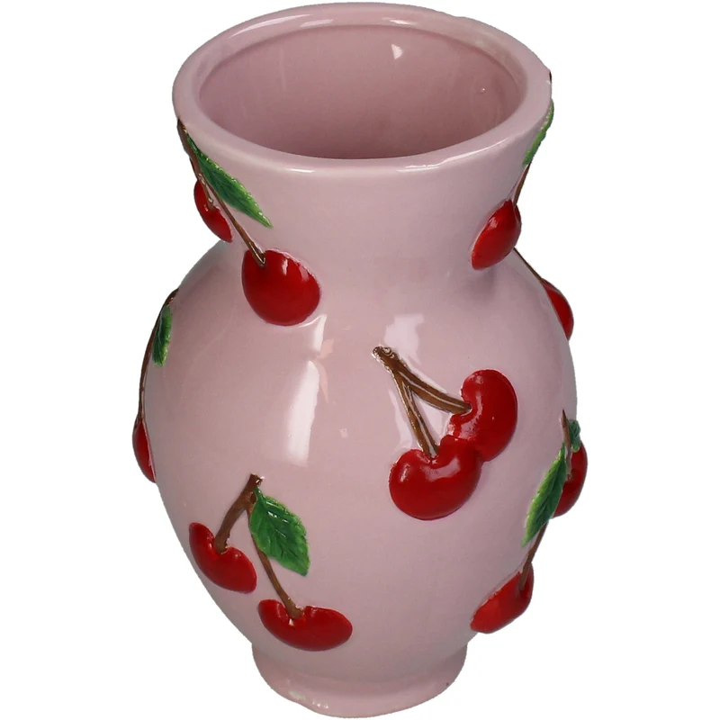 Vase Cherry Dolomite Pink 14.3x14.3x21.8cm