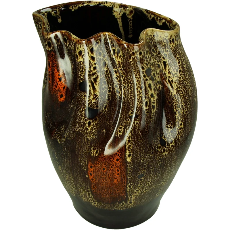 Vase Stoneware Brown 22.5x20.5x30cm