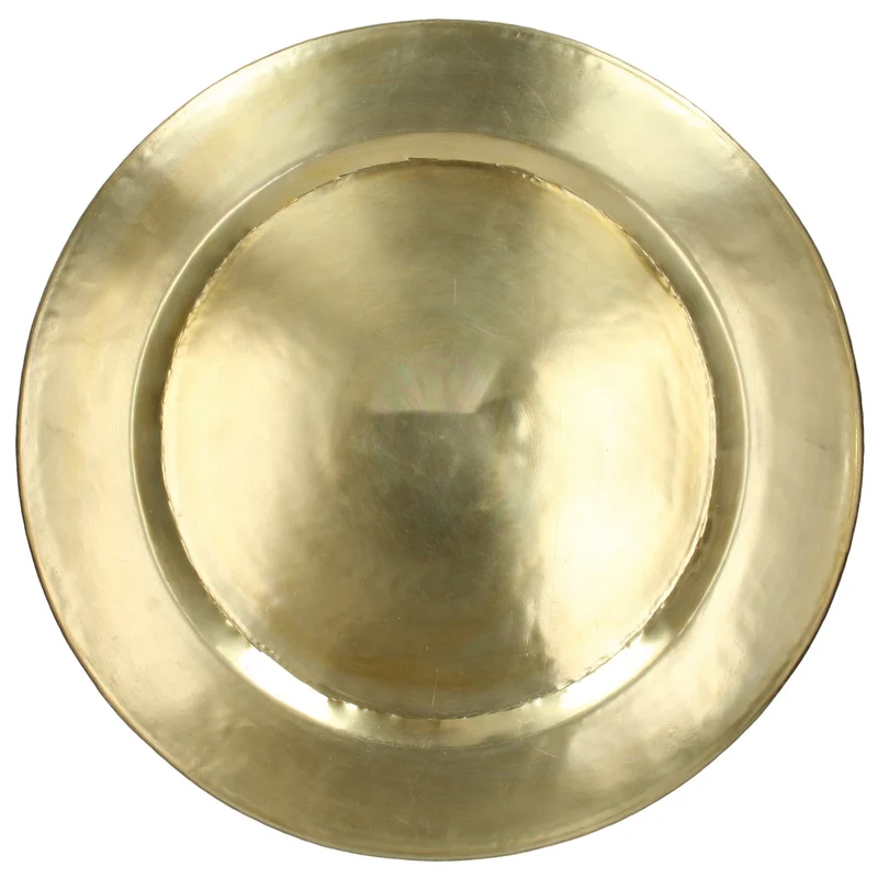 Plate Metal Gold 2x67x67cm