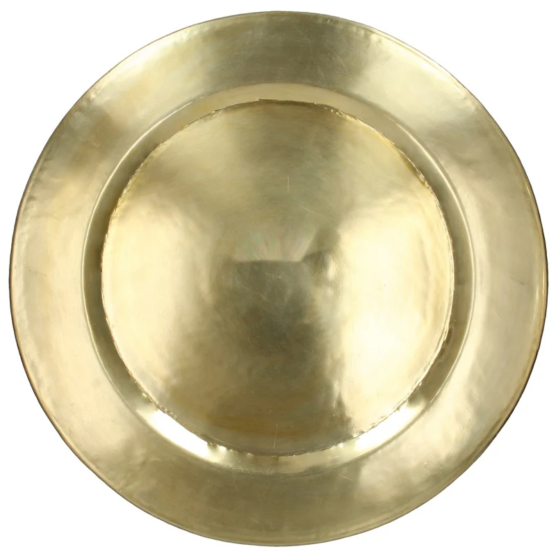 Plate Metal Gold 2x57x57cm