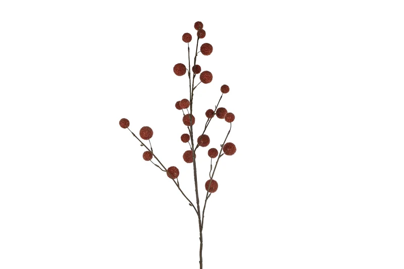 Kunsttak "Grassball" oranje 114cm