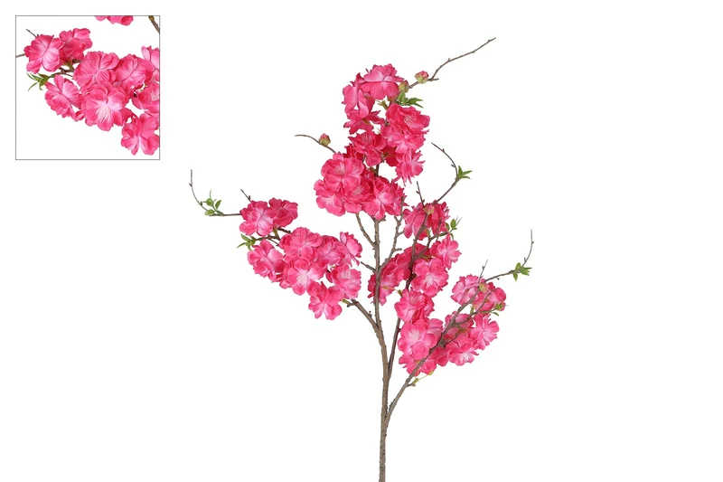 Kunsttak "Cherry Blossom" fuchsia 95cm