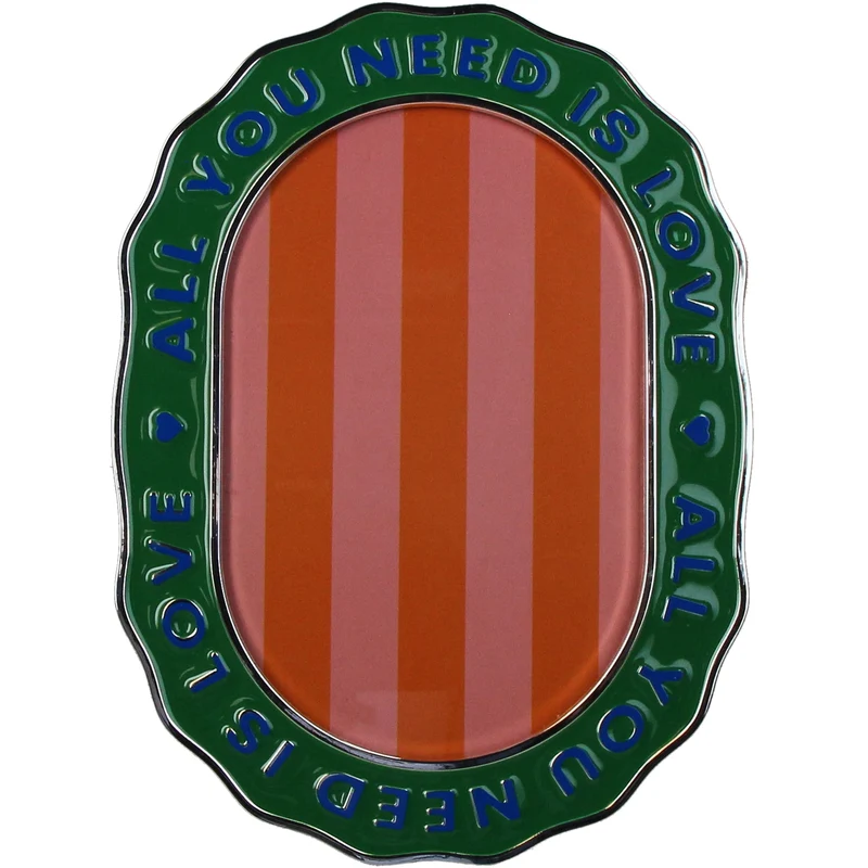 Photo Frame Zinc Alloy Green 10x15cm