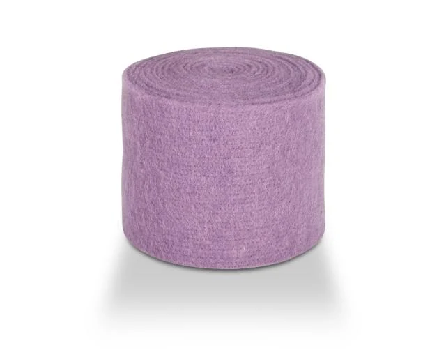 Wool felt vilt unicolor 7,5 cm Lila 5MTR