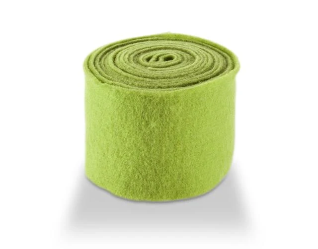 Wool felt vilt unicolor 15 cm Lime 5MTR