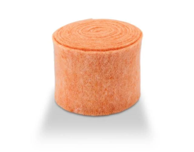 Wool felt vilt unicolor 15 cm Abrikoos 5MTR