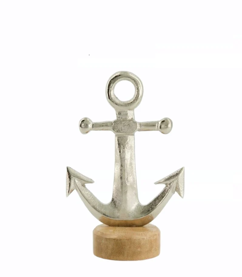 Anchor aluminum 22x8x15cm Natural