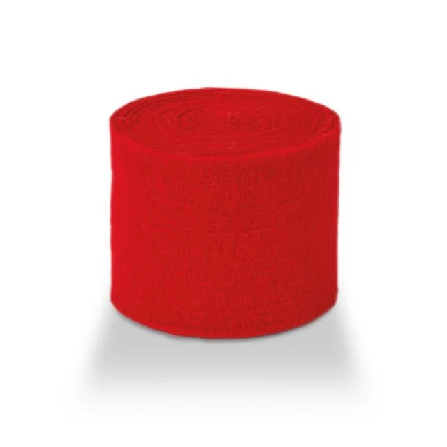 Wool felt vilt unicolor 7,5 cm Rood 5MTR