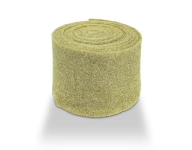 Wool felt vilt unicolor 7,5 cm Kaki 5MTR