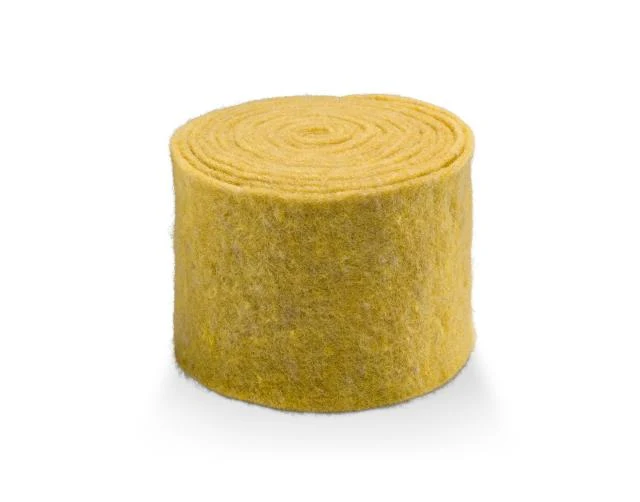 Wool felt vilt unicolor 7,5 cm Donkergeel 5MTR