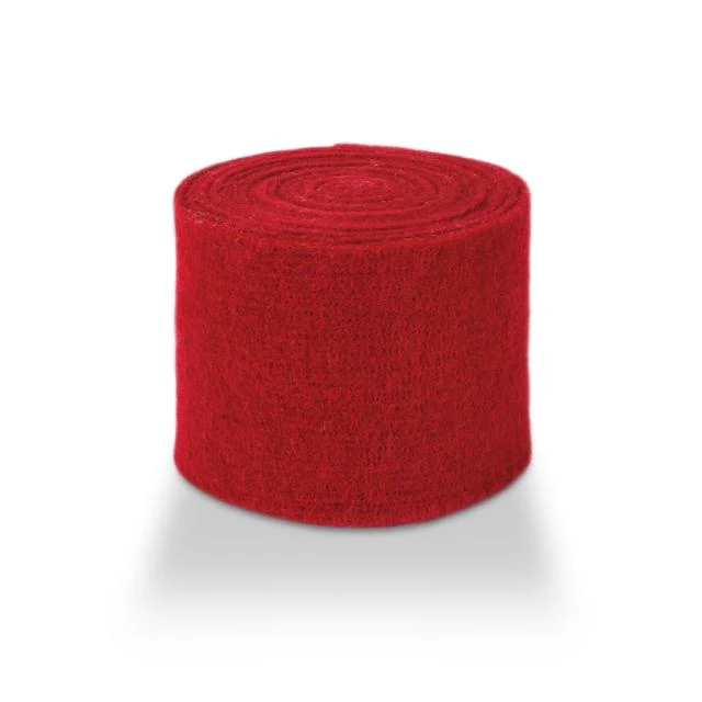 Wool felt vilt unicolor 7,5 cm Bordo 5MTR
