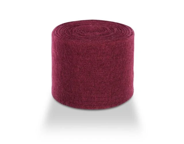 Wool felt vilt unicolor 7,5 cm Aubergine 5MTR