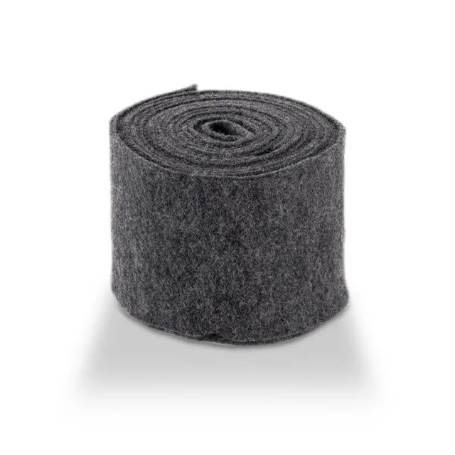 Wool felt vilt unicolor 7,5 cm Antra 5MTR
