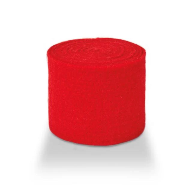 Wool felt vilt unicolor 15 cm Lichtrood 5MTR