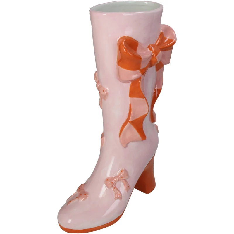 Vase boot Bow Stoneware Multi 21x9x32.6cm