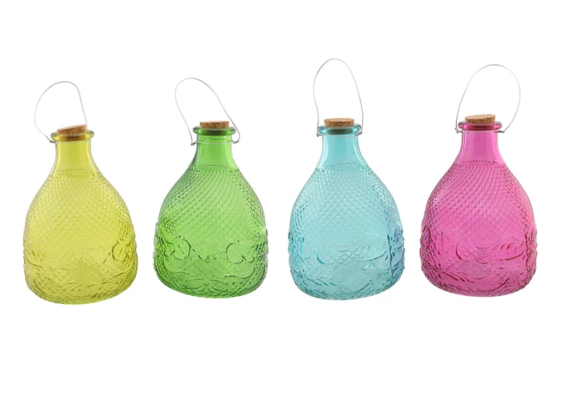 Wespenvanger glas 21cm 4 assortie/kleur