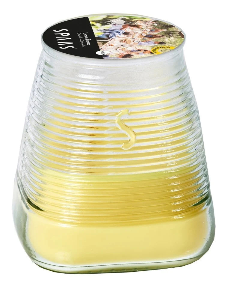 Spaas geurkaars in glas outdoor lemon breeze D9 H10 cm