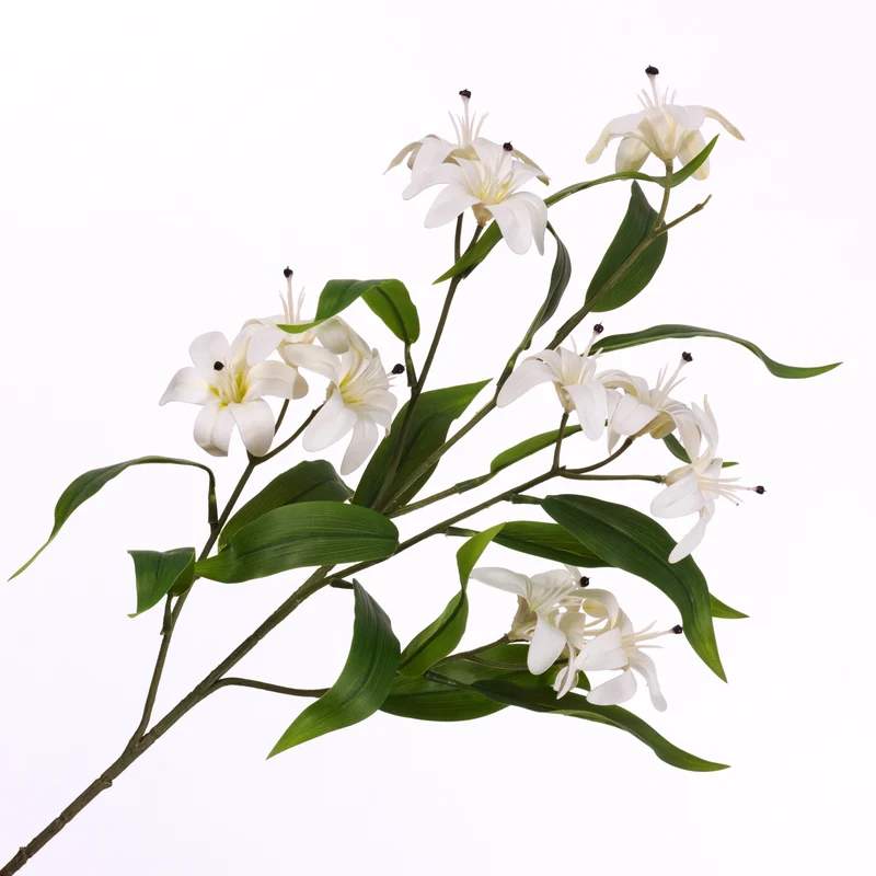 Lilium Spray White 78cm